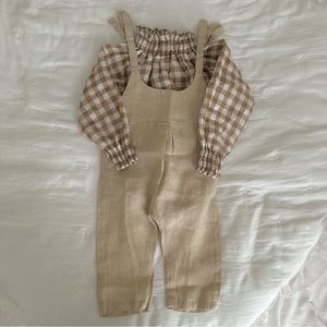NWT THE SIMPLE FOLK GRETA LINEN OVERALL